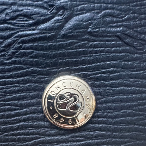 Longchamp Tan and Black Woven Tote - Picture 8 of 13